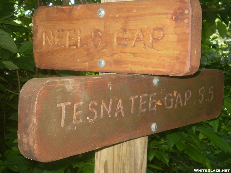 Trail Sign At Neels Gap!