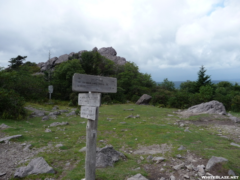 Mt. Rogers Trail Intersection