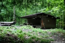Cherry Gap Shelter by Tripod in North Carolina & Tennessee Shelters