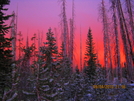 Summit Lake, Sunset After Snow by K.B. in Continental Divide Trail