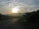 2009-0625a Buena Vista Looking Towards Trail by Highway Man in Virginia & West Virginia Trail Towns