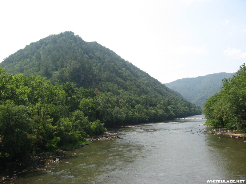 View From River Crossing: Hot Springs, N. Carolina