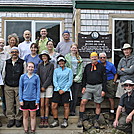 Our Group by Frog in Madison Springs Hut
