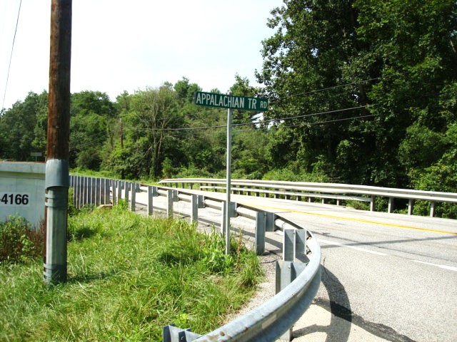 A.T. Crossing At AppalachianTrail Road, PA, 08/07/12