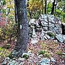 A.T. Junction With White Rocks Trail, PA, 10/06/12