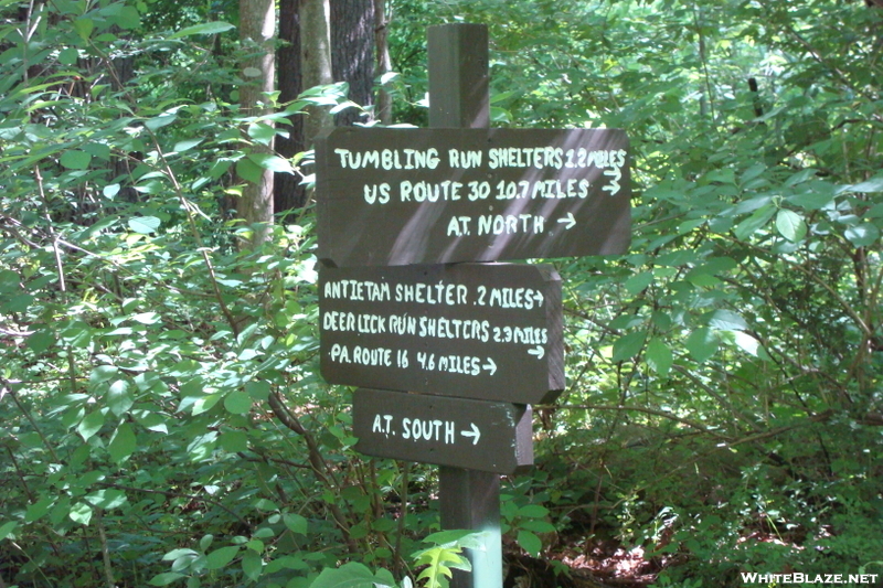 A. T. Marker Sign At Old Forge Park, P A, 05/30/10