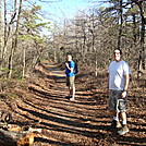 Hooligan and Misfit on the A.T. and Gravel Road to Michener Cabin, PA, 11/25/11