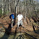 Hooligan and Misfit At the A.T. Third Crossing Of Toms Run, PA, 11/25/11