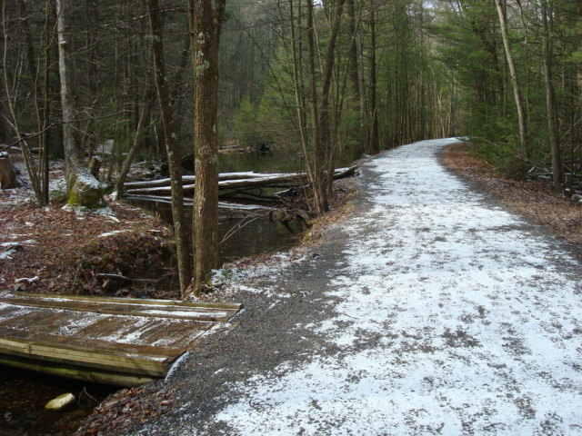 A.T. Junction With Swamp Trail, PA, 12/30/11