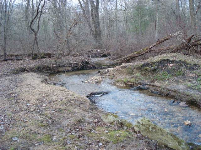 A.T. Merger With Old Reading Railroad Bed, PA, 12/30/11