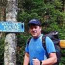 Funkmeister at the NH/ME border. by Funkmeister in Section Hikers