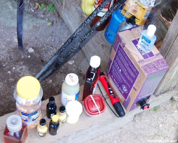 Signs Of A Non-ultralight Hiker Leanto.