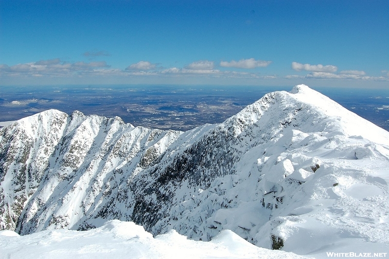 Winter View From Baxter Peak.