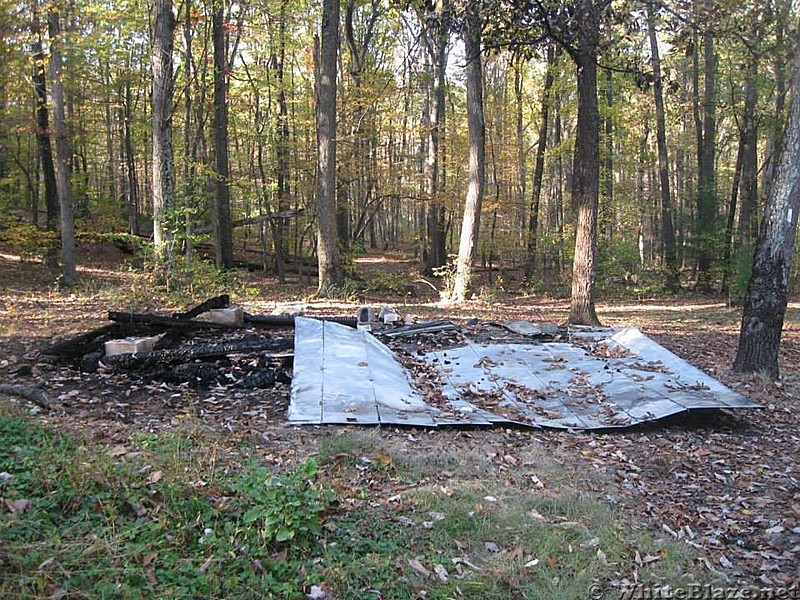 Toms Run burned Shelter - 18 Oct 13