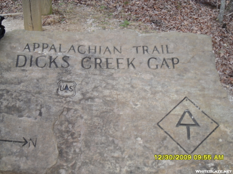 Dicks Creek To Deep Gap 12-30-09