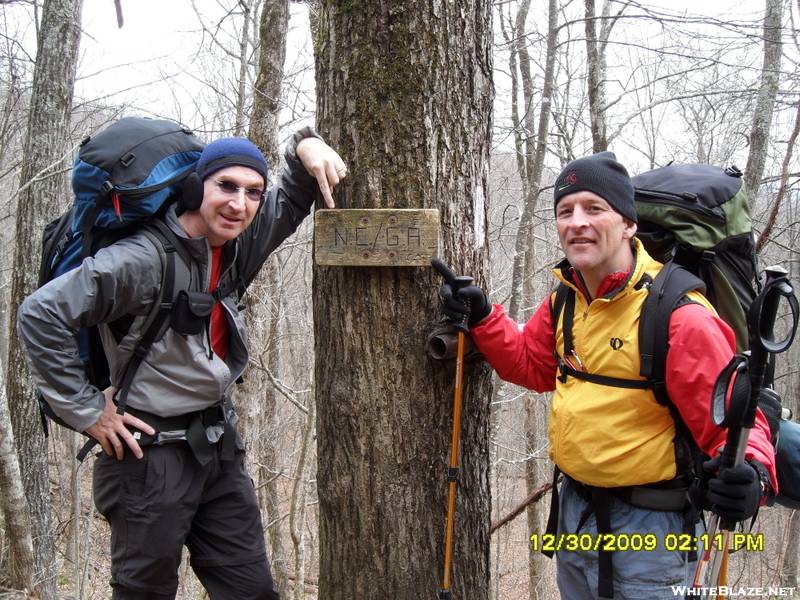 Dicks Creek To Deep Gap 12-30-09