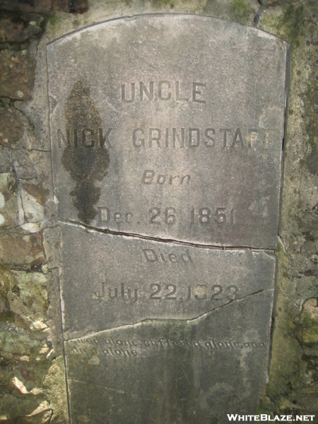 Uncle Nick Grindstaff's Headstone