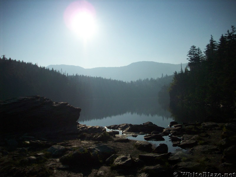 Early Morning Sun Over Sterling Pond on the Long Trail in Vermont