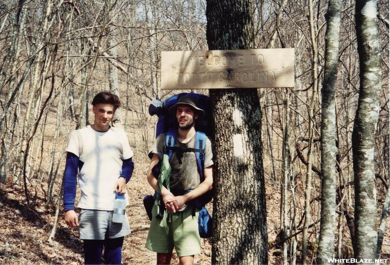 Stef And Reno On Ga-nc Border Early March 1992