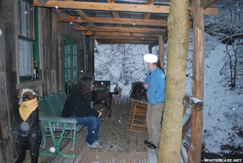 Standing Bear Farm, Snow 2-22-09