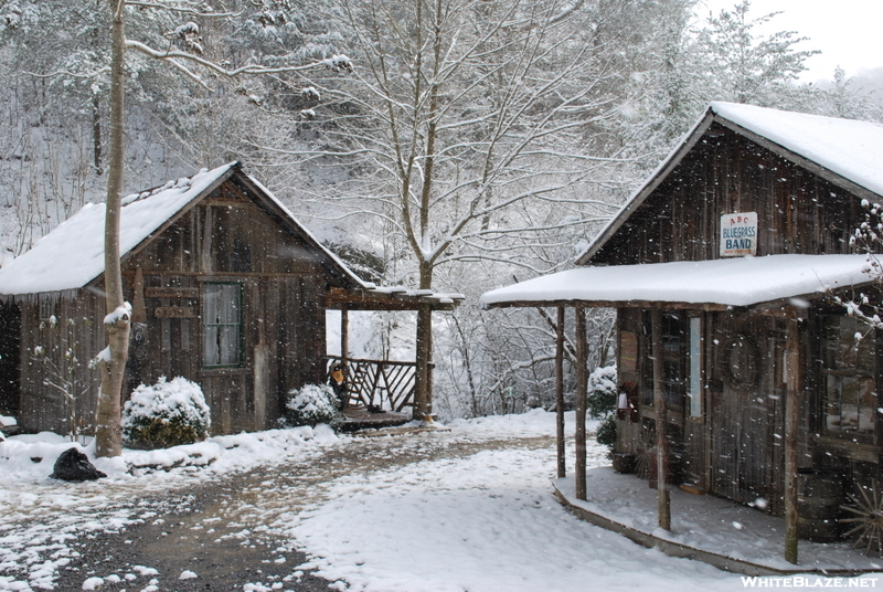 Standing Bear Farm, Snow 2-22-09