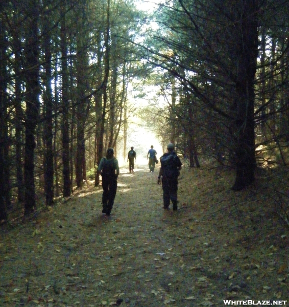 The Ocb Group Hiking To Cold Mountain