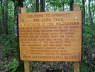 Long Trail Sign