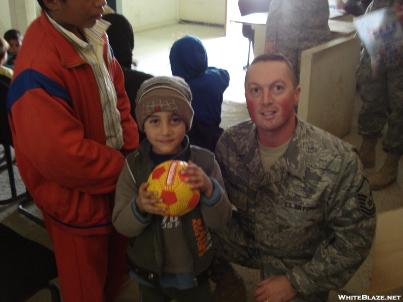 Gift To Iraqi Child (Soccer Speaks!)