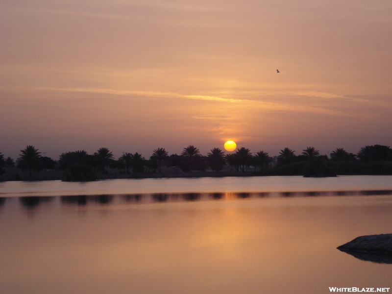 Sunrise: Lake of "Victory Over Iran" Palace, Iraq
