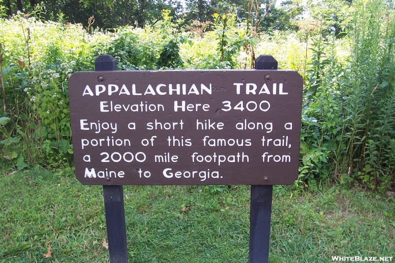 AT Sign on Skyline Drive