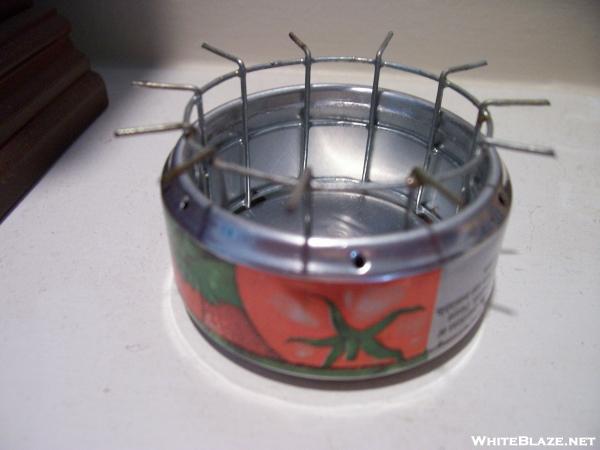 Ion stove made w/ 5.5oz V8 cans
