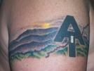 Tattoo by Big Dawg in Section Hikers