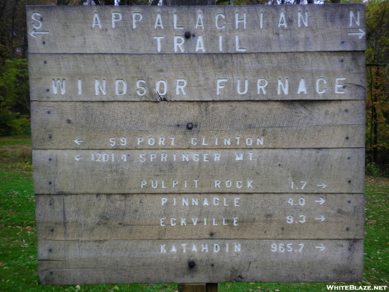 At Junction With The Windsor Furnace Trail