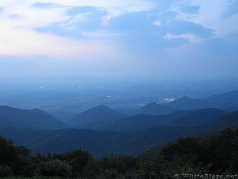 big town of buena vista from top of bluff mountain