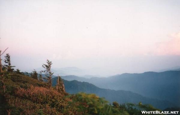 view from Mt LeConte