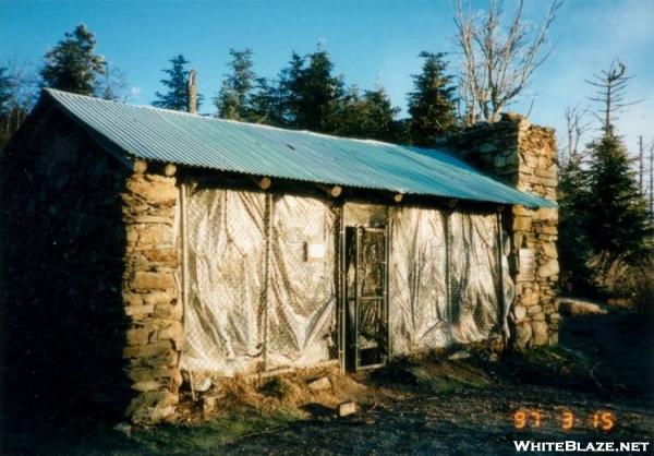 Icewater Spring Shelter (pre-restoration)