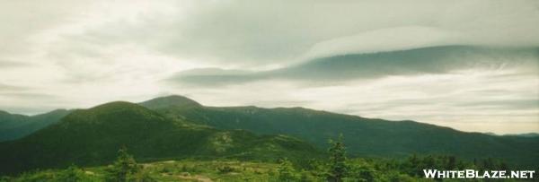 looking north to Mt. Washington