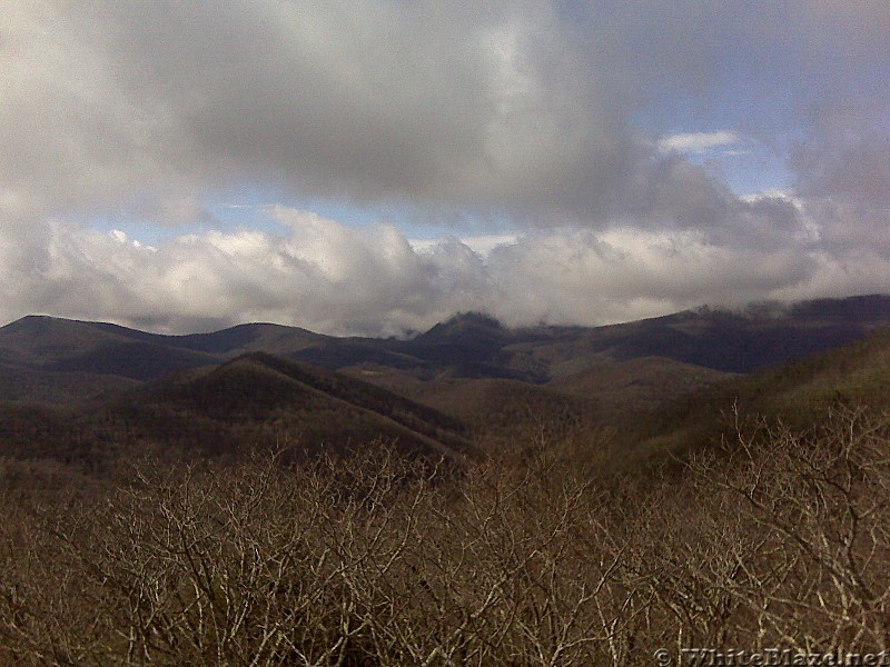 view from albert mountain