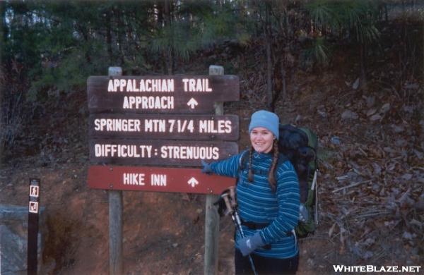 At the start of the Approach trail