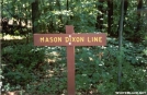 Obviously, the Mason-Dixon Line by Jumpstart in Sign Gallery