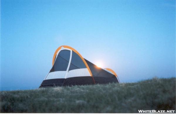 Tenting out on Max Patch Bald