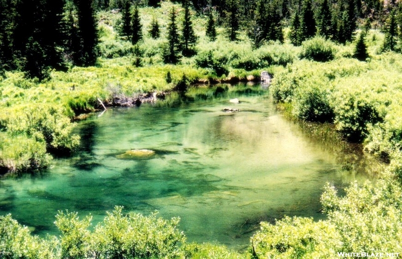 Pond On Lake Solitude Trail