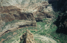 View From Angels Landing Zion