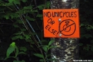 no unicycles by chigger in Sign Gallery