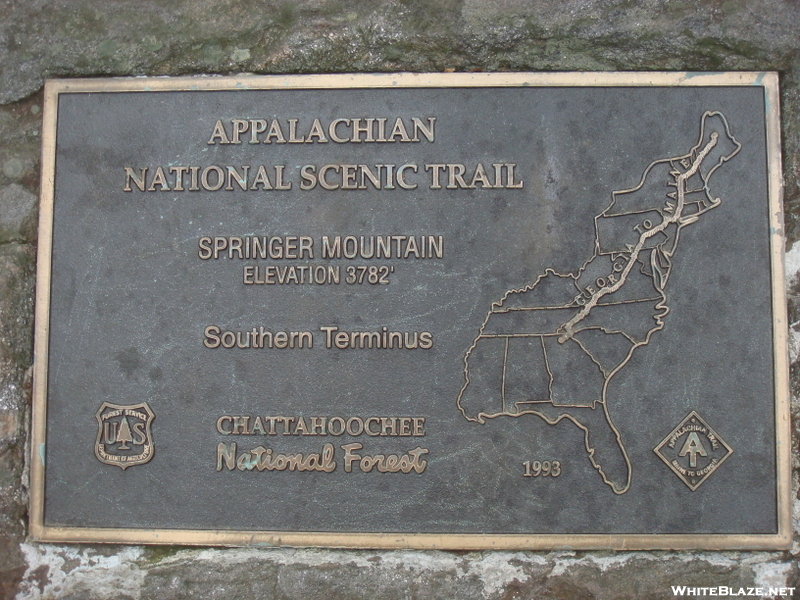 0025 2009.07.12 Springer Mountain Cnf Plaque