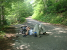 0139 2010.06.12 Matt Resting After Hiking Out Of Blue Ridge Gap