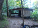 0158 2010.09.05 New (1998) Carter Gap Shelter by Attila in North Carolina & Tennessee Shelters