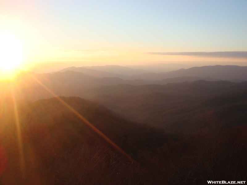 0194 2010.11.20 Sunset View From Wesser Bald Observation Tower