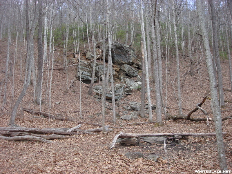 0211 2011.04.02 Campsite With Water Source On West Side Of Trail