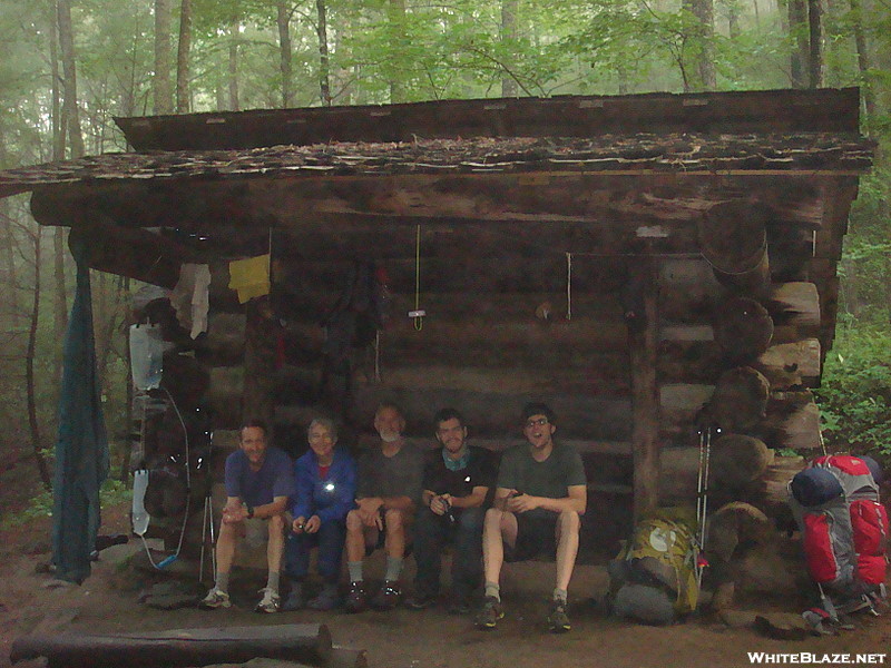 0258 2011.06.24 Hikers staying at Cable Gap Shelter